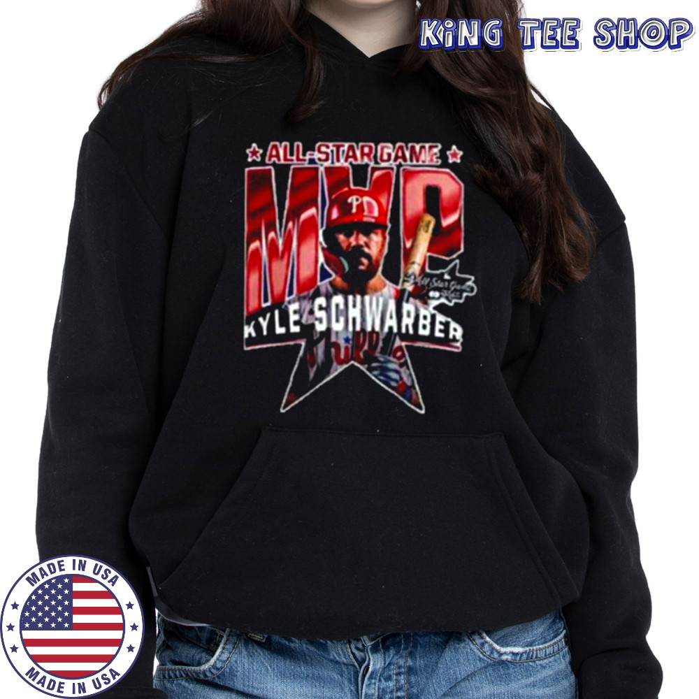 Philadelphia Phillies Kyle Schwarber 2025 MLB All Star Game MVP Graphic Two Sided Shirt Hoodie