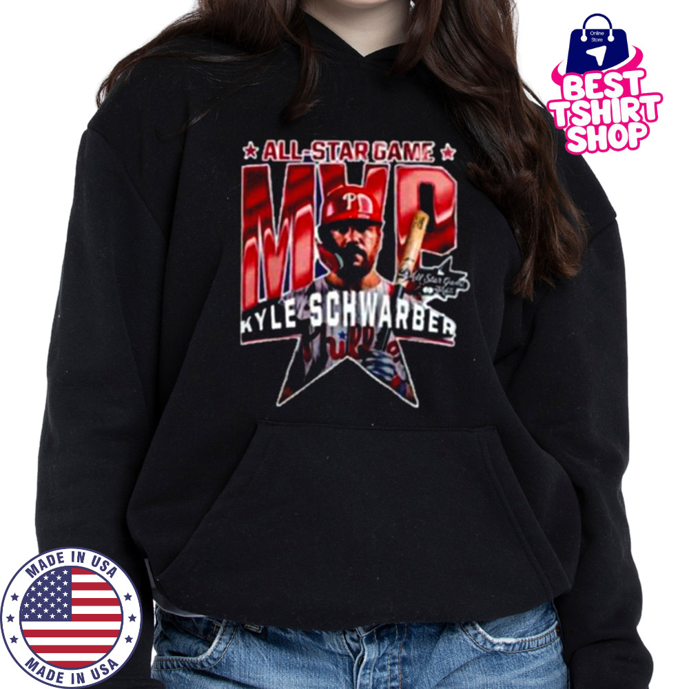 Philadelphia Phillies Kyle Schwarber 2025 MLB All Star Game MVP Graphic Two Sided Shirt Hoodie
