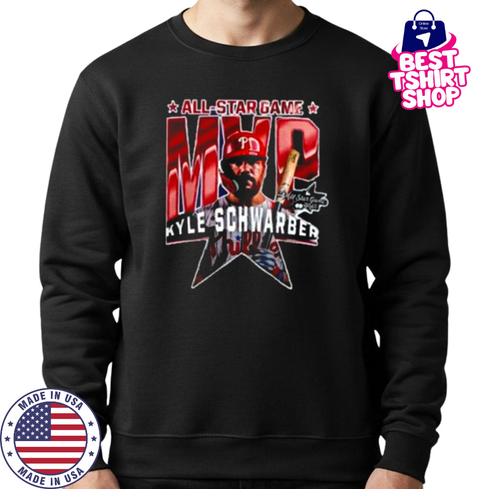 Philadelphia Phillies Kyle Schwarber 2025 MLB All Star Game MVP Graphic Two Sided Shirt Sweatshirt