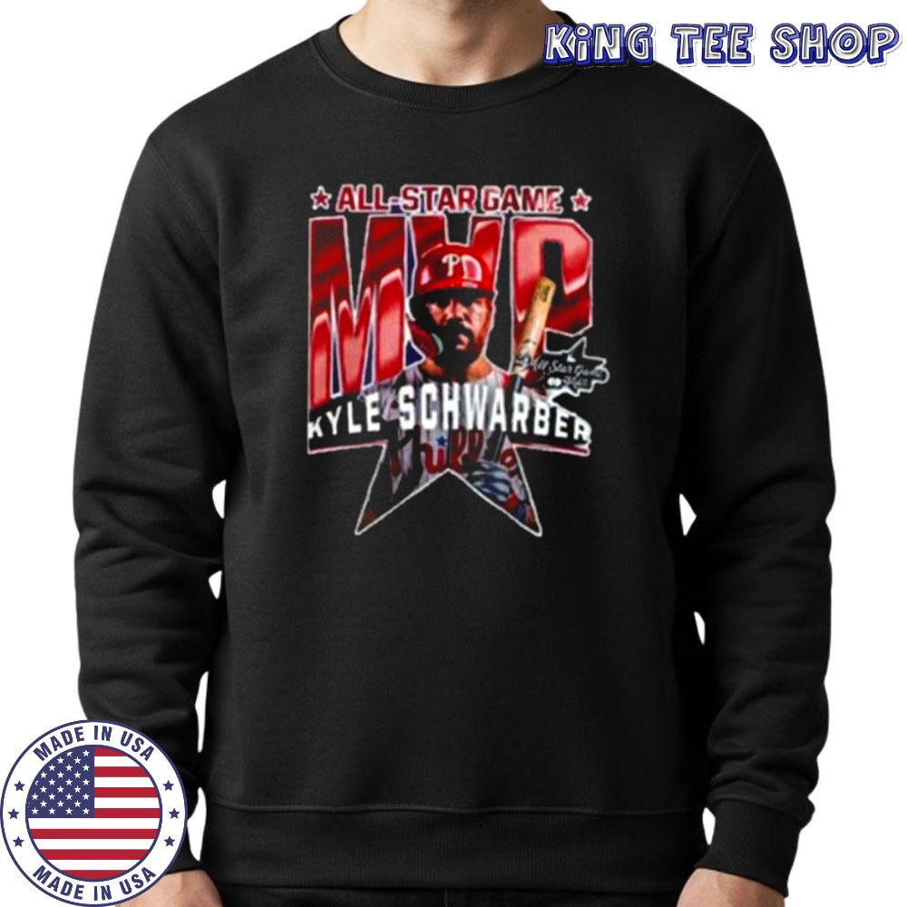 Philadelphia Phillies Kyle Schwarber 2025 MLB All Star Game MVP Graphic Two Sided Shirt Sweatshirt