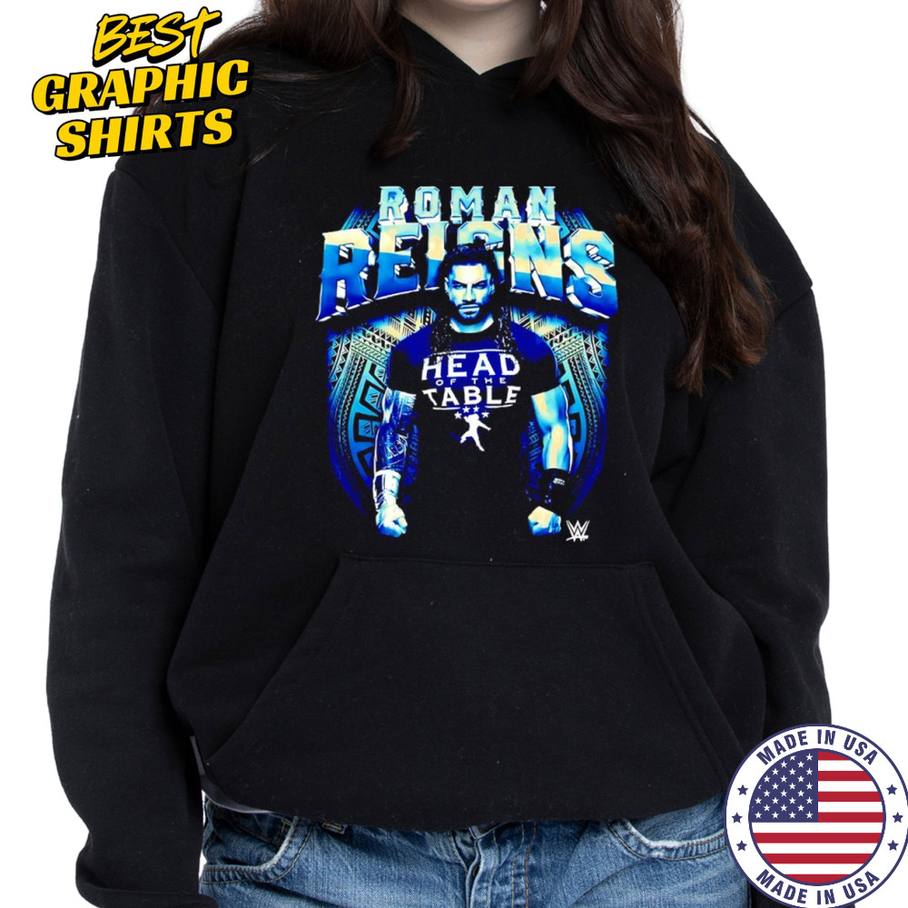 Roman Reigns WWE wearing head of the table shirt Hoodie