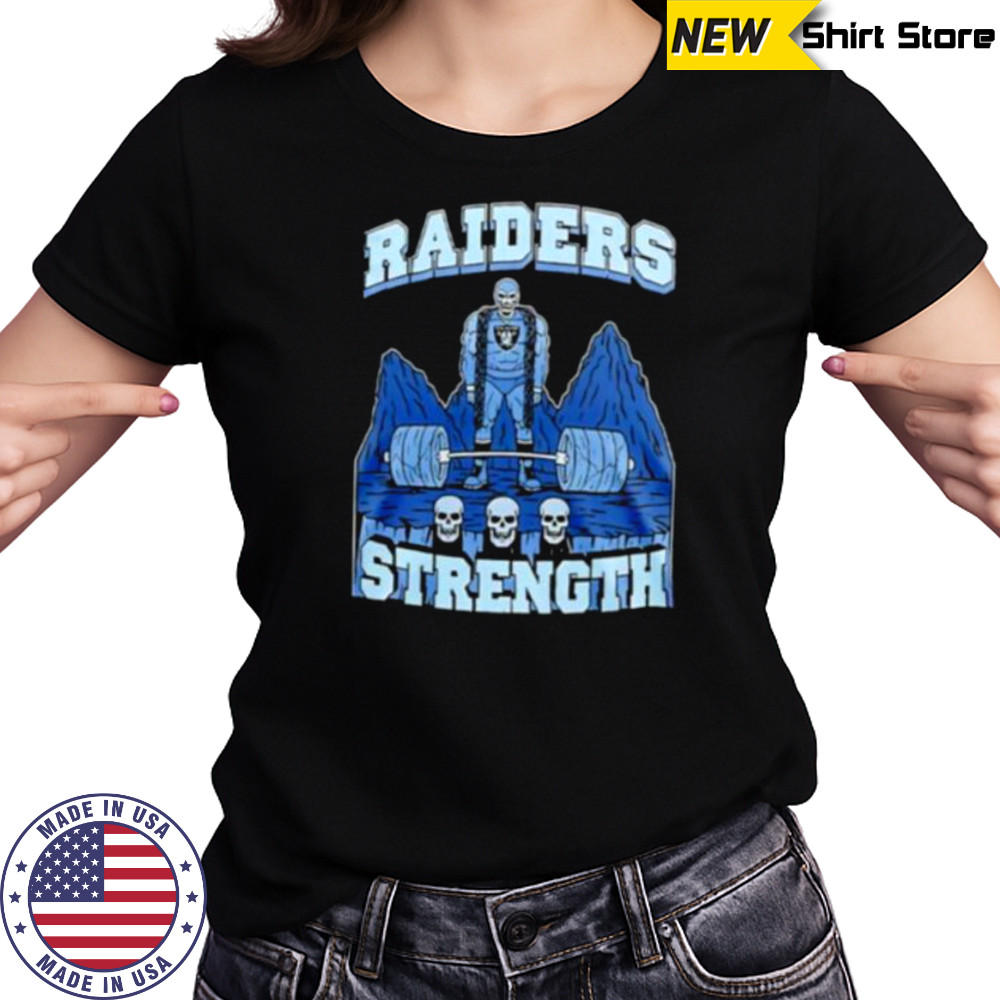 Skeleton Las Vegas Raiders Strength shirt Women's T-shirt