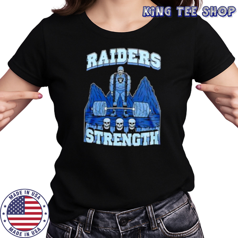 Skeleton Las Vegas Raiders Strength shirt Women's T-shirt