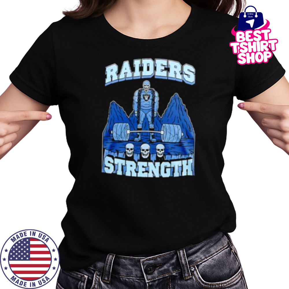 Skeleton Las Vegas Raiders Strength shirt Women's T-shirt