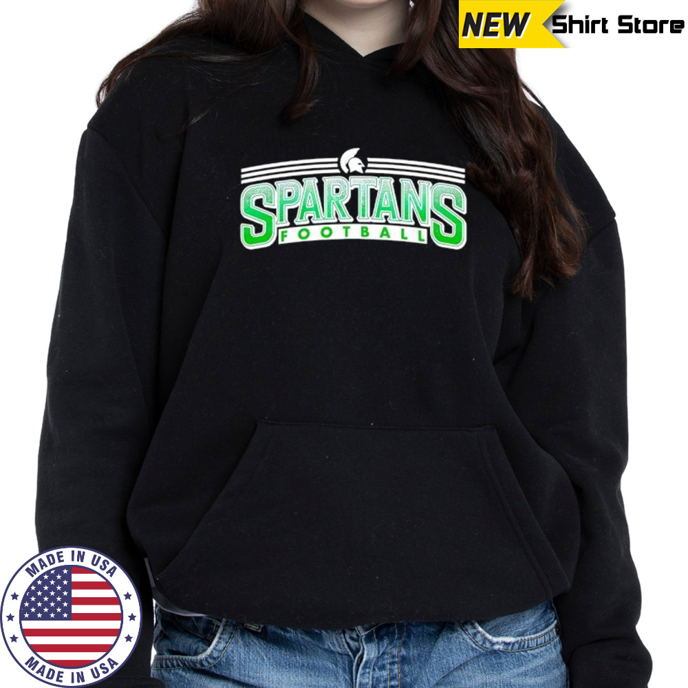 Spartans Football Stripes shirt Hoodie