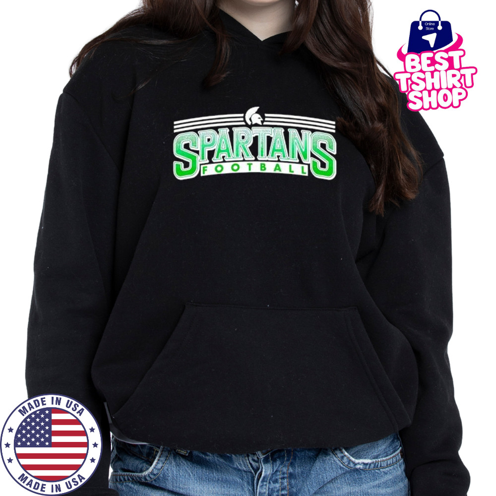 Spartans Football Stripes shirt Hoodie