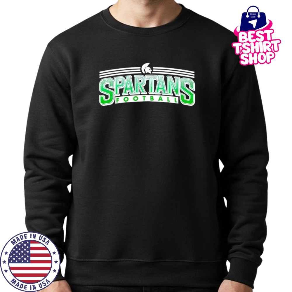 Spartans Football Stripes shirt Sweatshirt