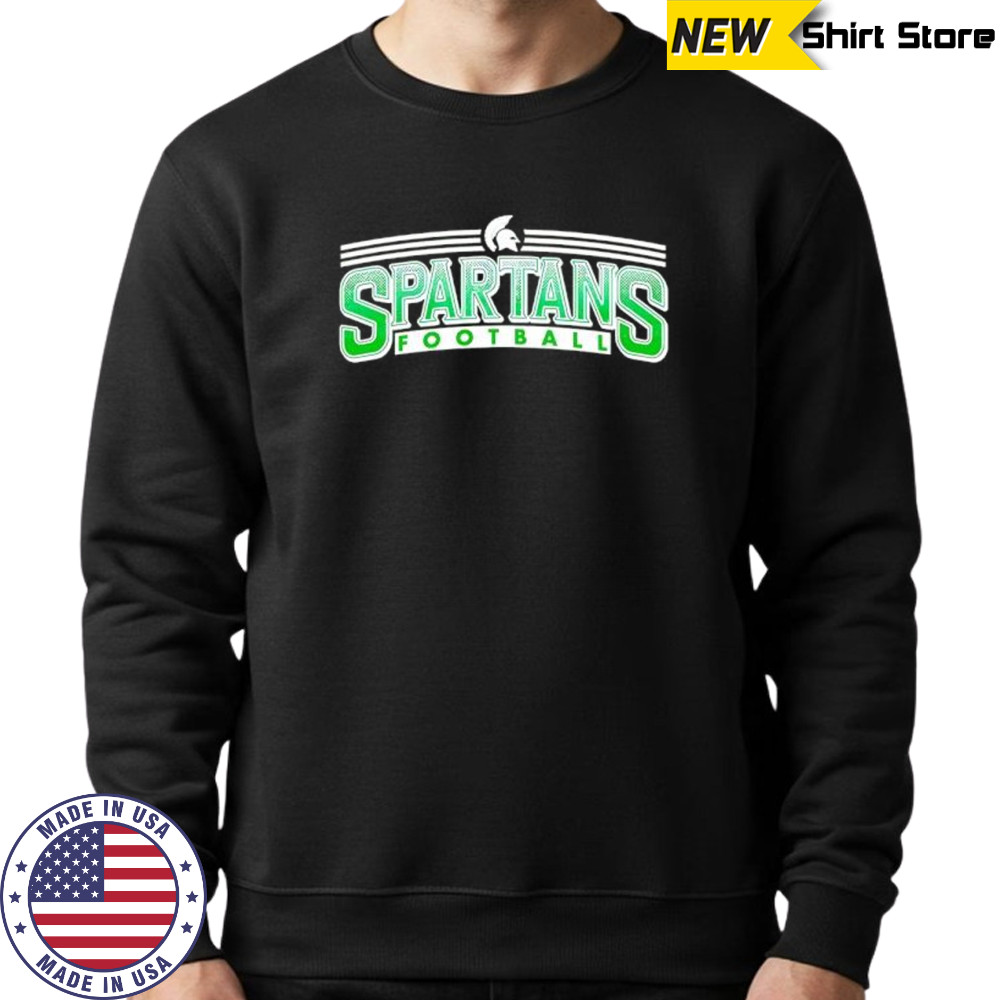 Spartans Football Stripes shirt Sweatshirt