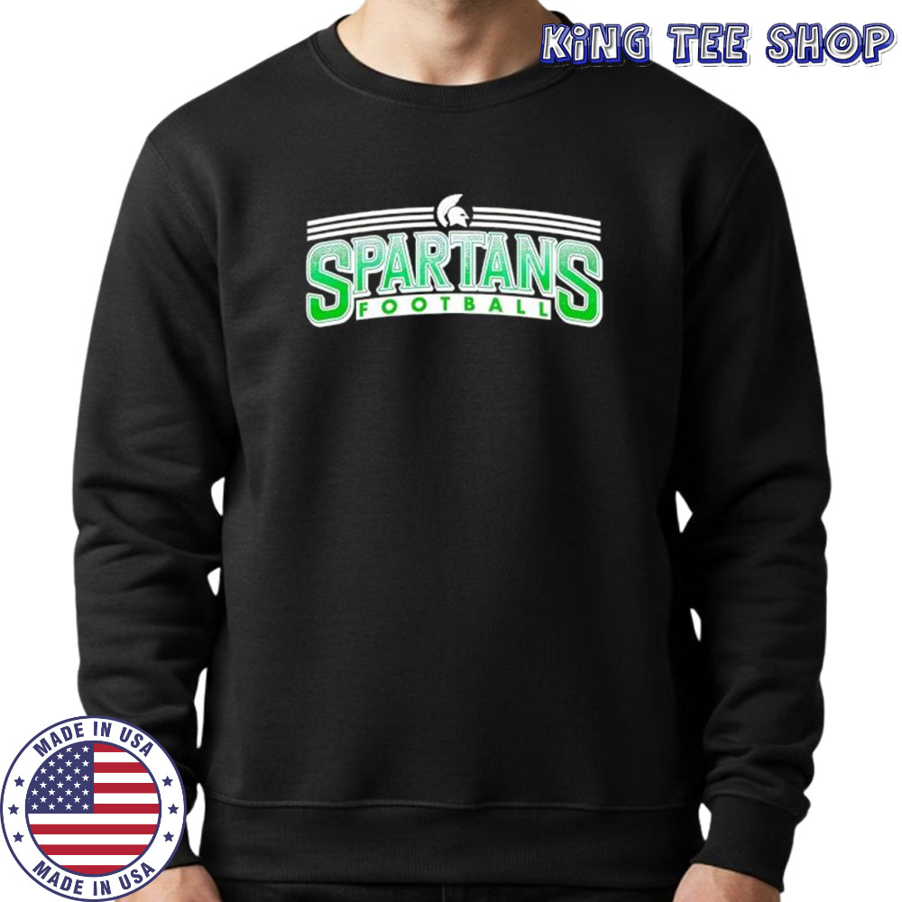 Spartans Football Stripes shirt Sweatshirt