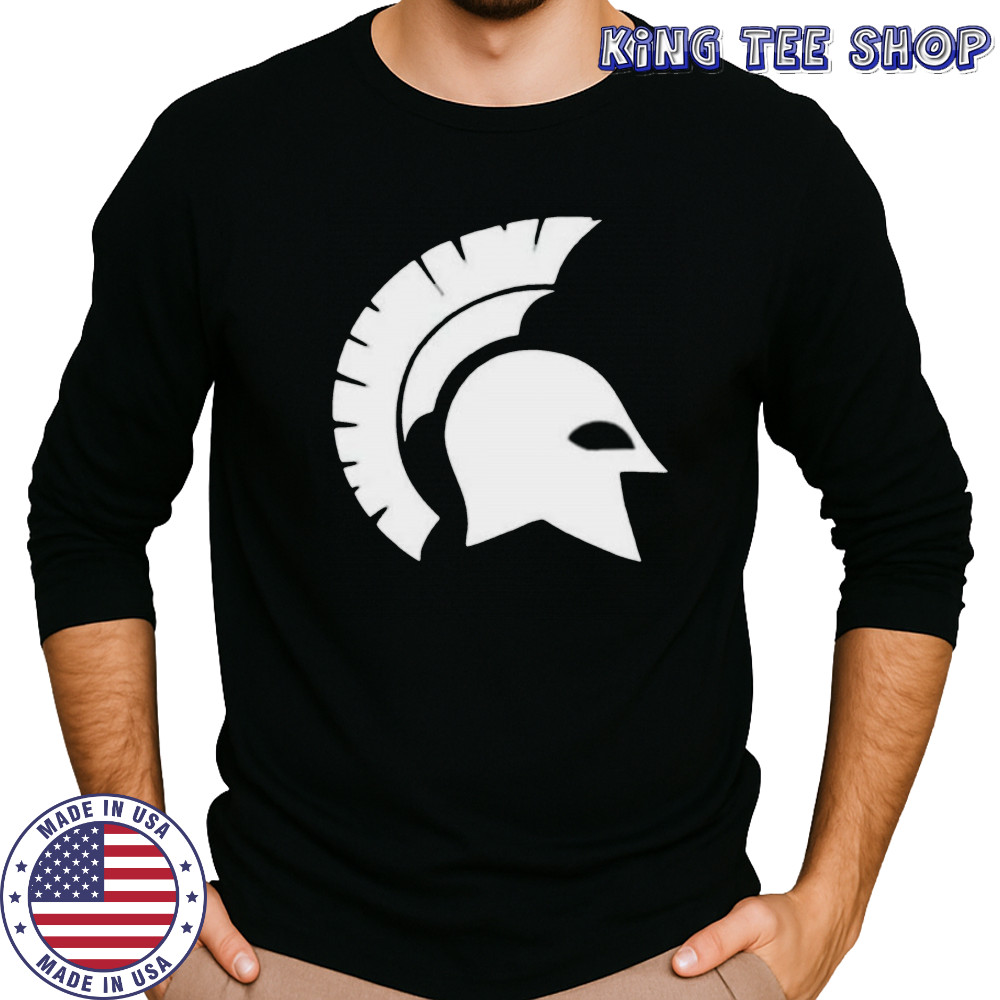 Spartans White Logo shirt Long Sleeved