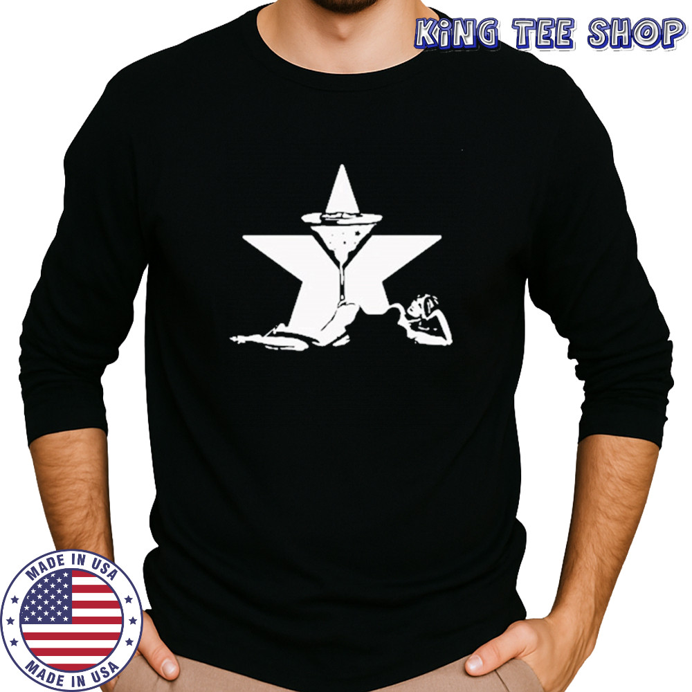 Star Martini Racer Tank T-Shirt Long Sleeved