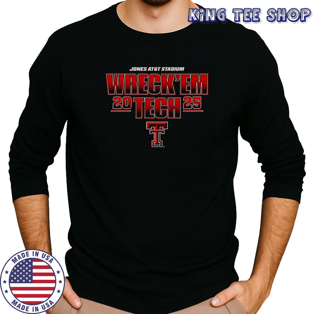 Texas Tech 2025 Wreck ‘Em Tech Game Day T-Shirt Long Sleeved