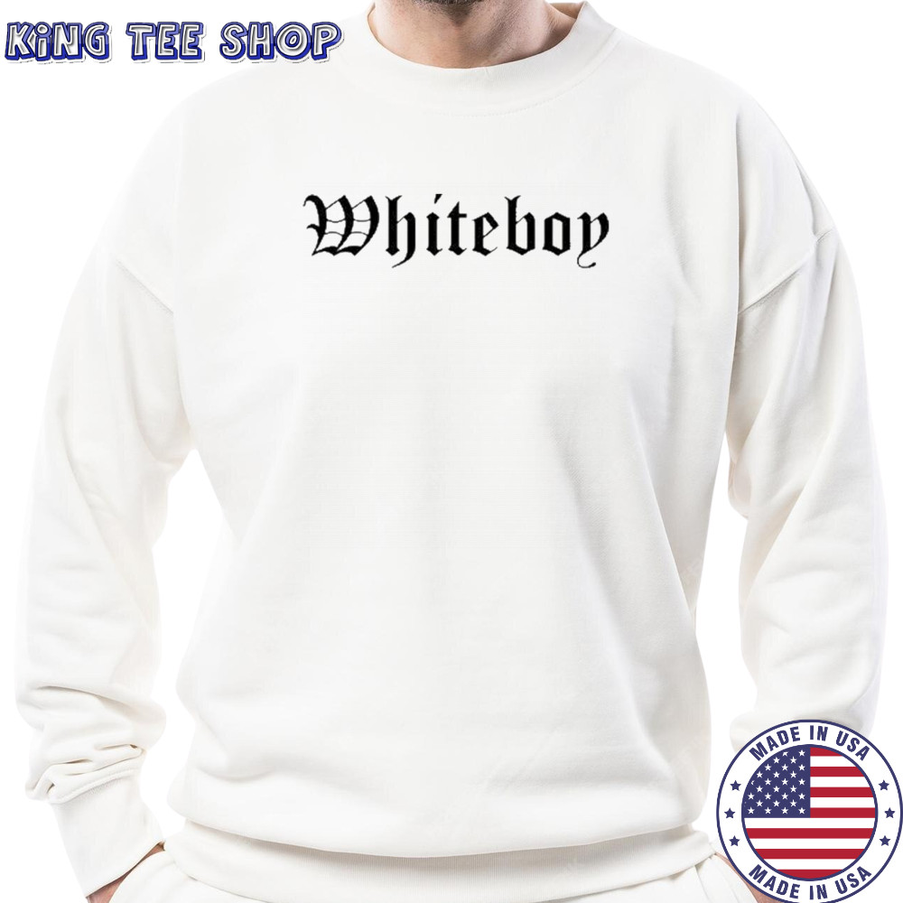 Tom Macdonald Wearing Whiteboy T-Shirt Sweatshirt