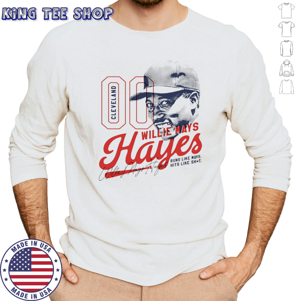 Willie Mays Hayes Tribute shirt Long Sleeved
