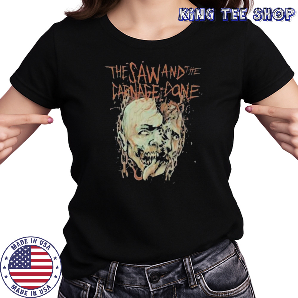 Aborted The Saw And The Carnage Done Heads shirts Women's T-shirt