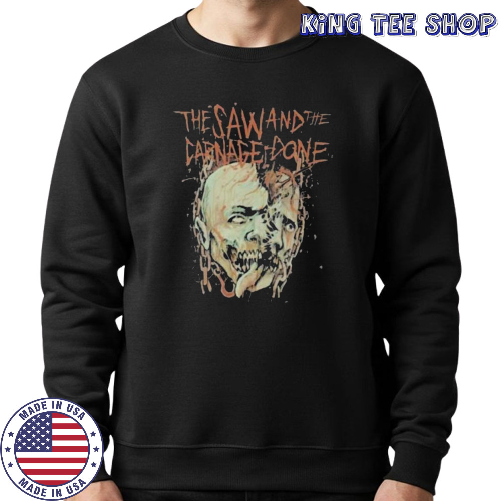 Aborted The Saw And The Carnage Done Heads shirts Sweatshirt