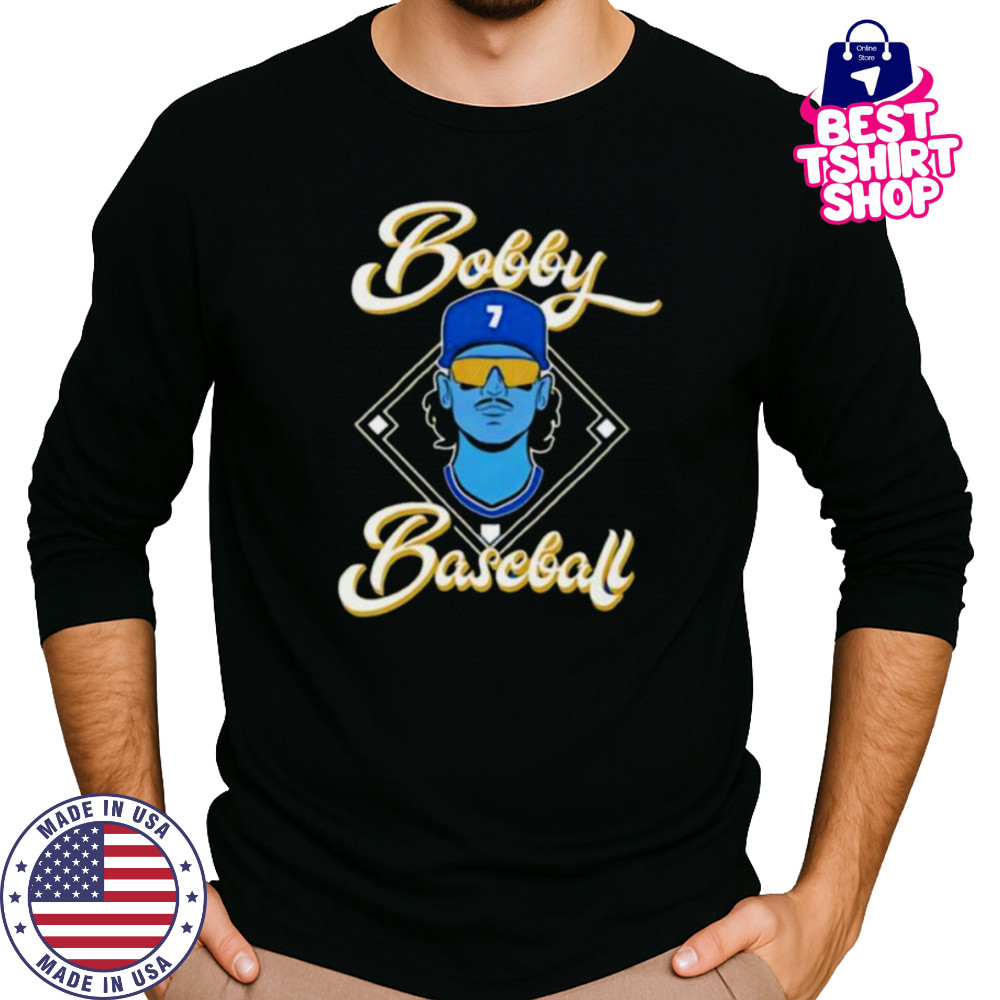 Bobby Witt Jr wearing glass Kansas City Royals Baseball MLB shirt Long Sleeved