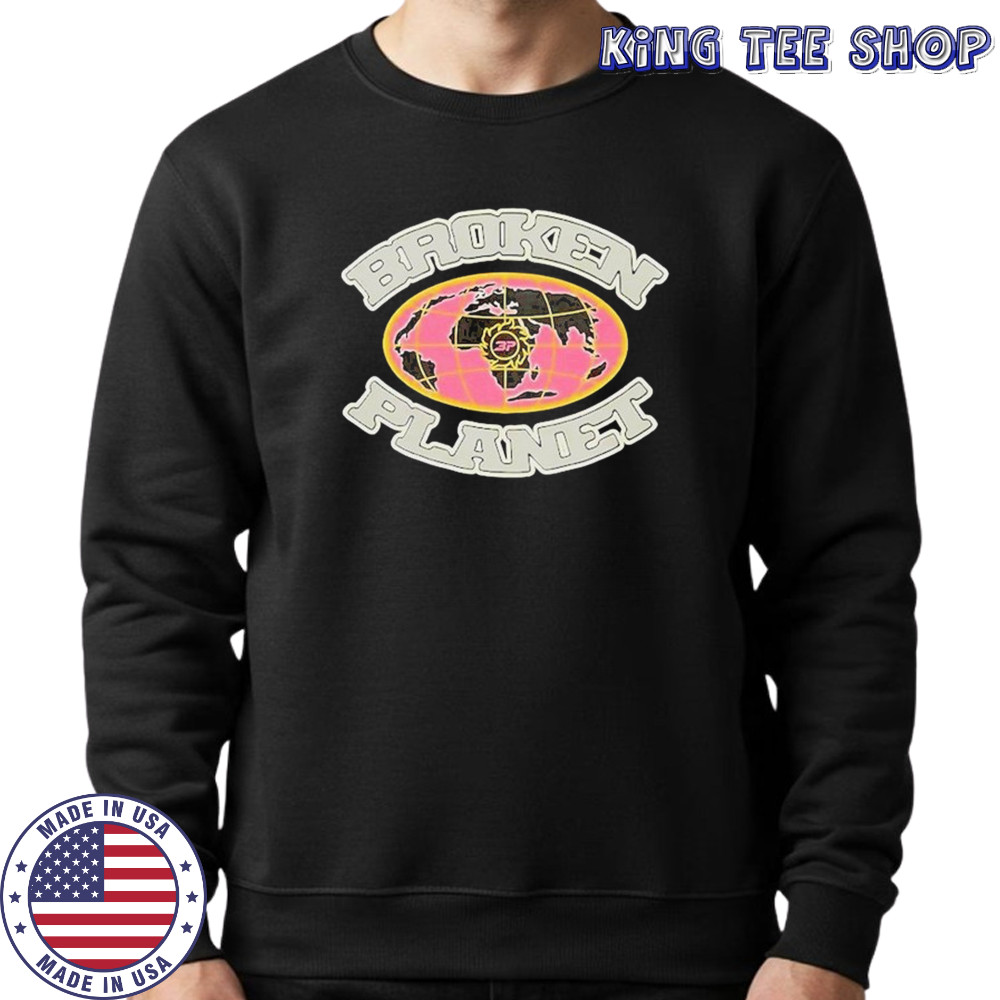 Broken Planet Grid Globe T-shirt Sweatshirt