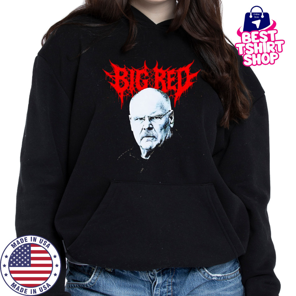 Death Metal Big Red Andy Reid Kansas City Chiefs coach NFL Football shirt Hoodie