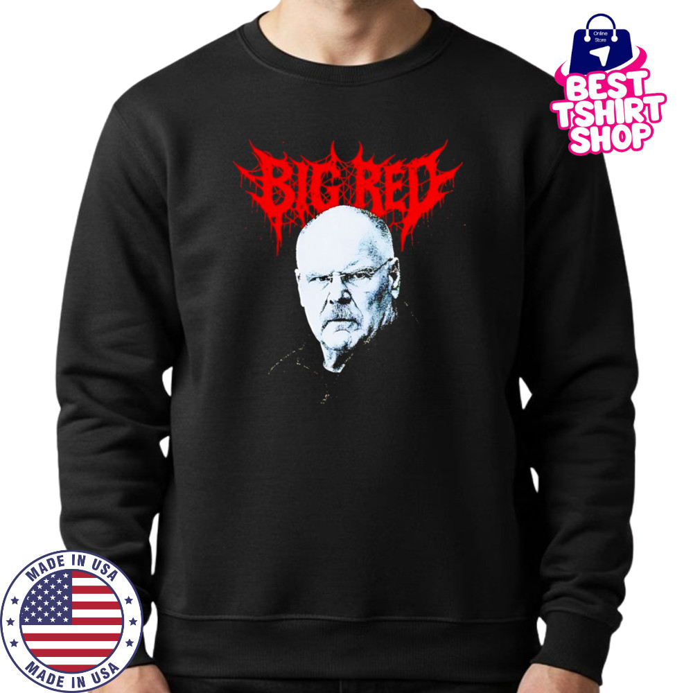 Death Metal Big Red Andy Reid Kansas City Chiefs coach NFL Football shirt Sweatshirt