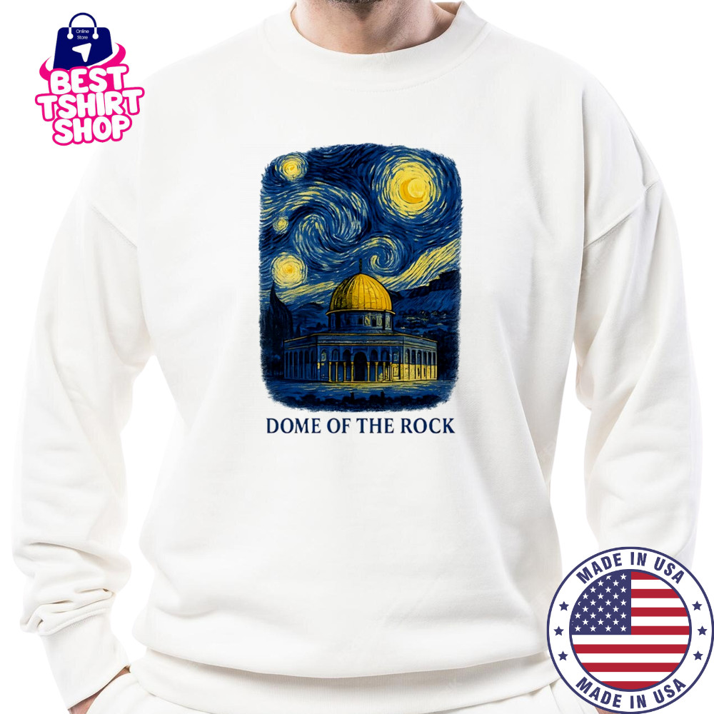 Dome of the rock Starry Night shirt Sweatshirt