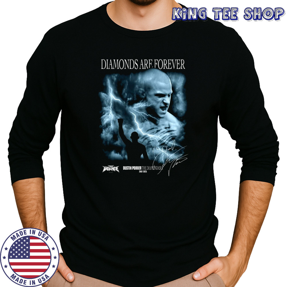 Dustin Poirier Diamonds Are Forever Shirt Long Sleeved