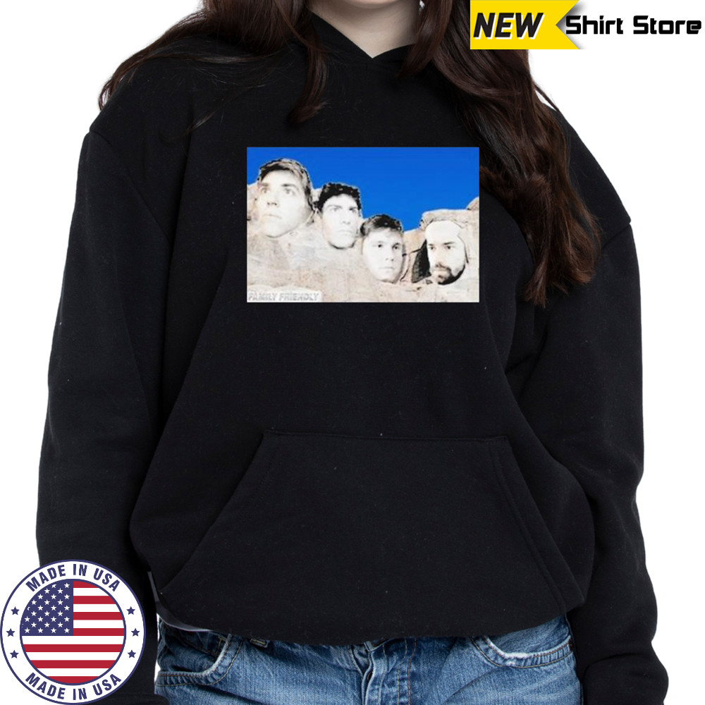 Family Friendly Mt. Rushmore T-shirt Hoodie