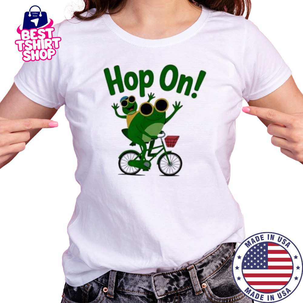 Funny frog Hop on shirt Women's T-shirt