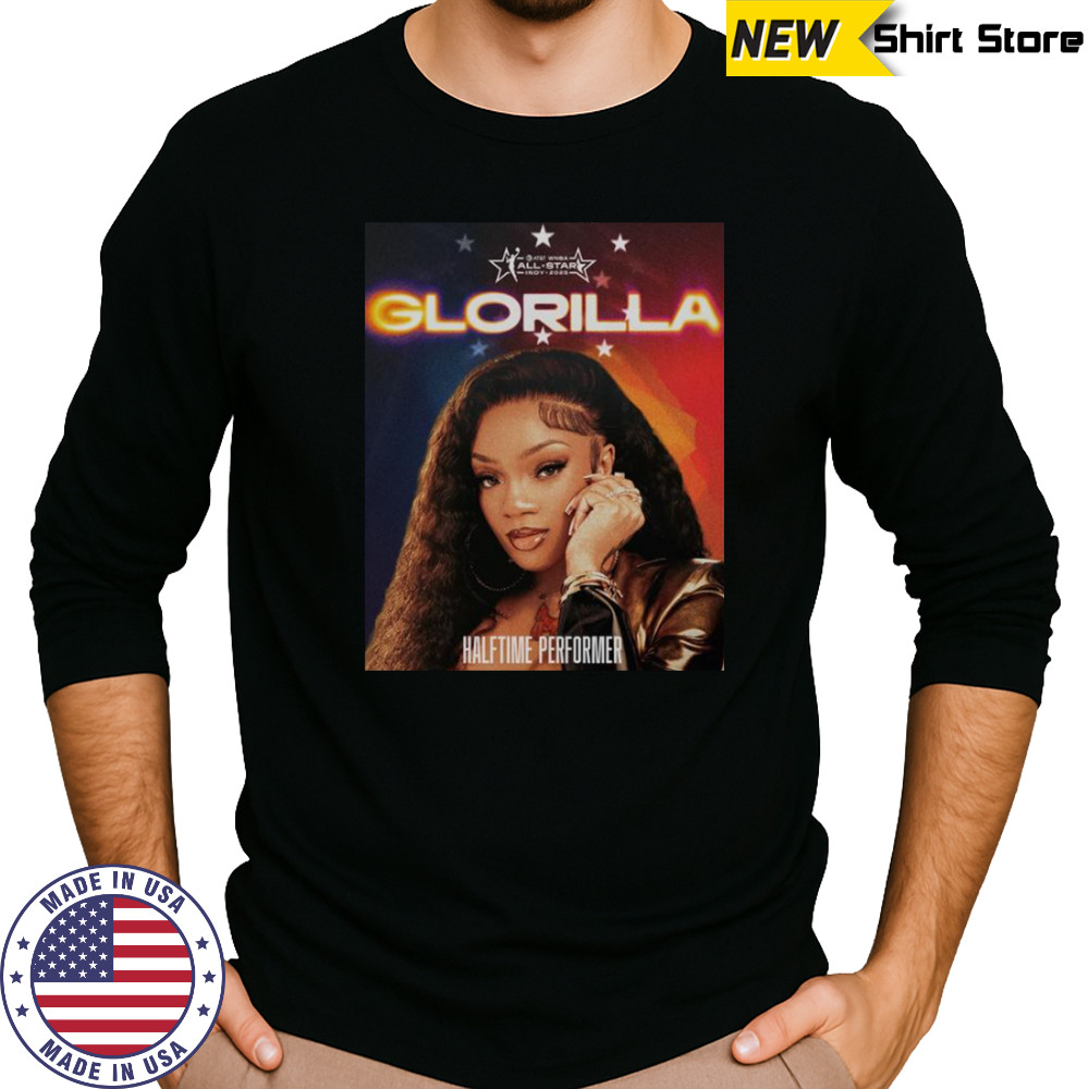 Glorilla 2025 WNBA All Star Game Indianapolis T-Shirt Long Sleeved