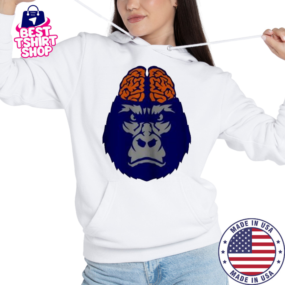 Gorilla brain shirt Hoodie