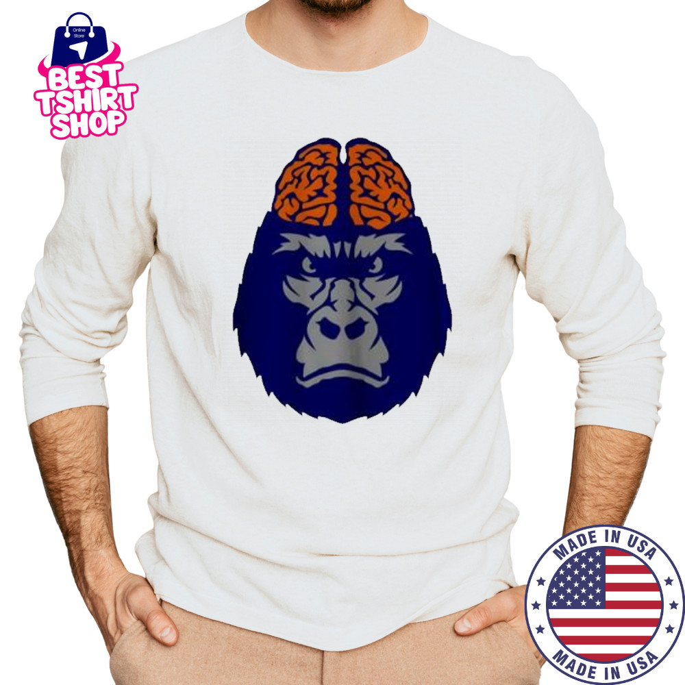 Gorilla brain shirt Long Sleeved