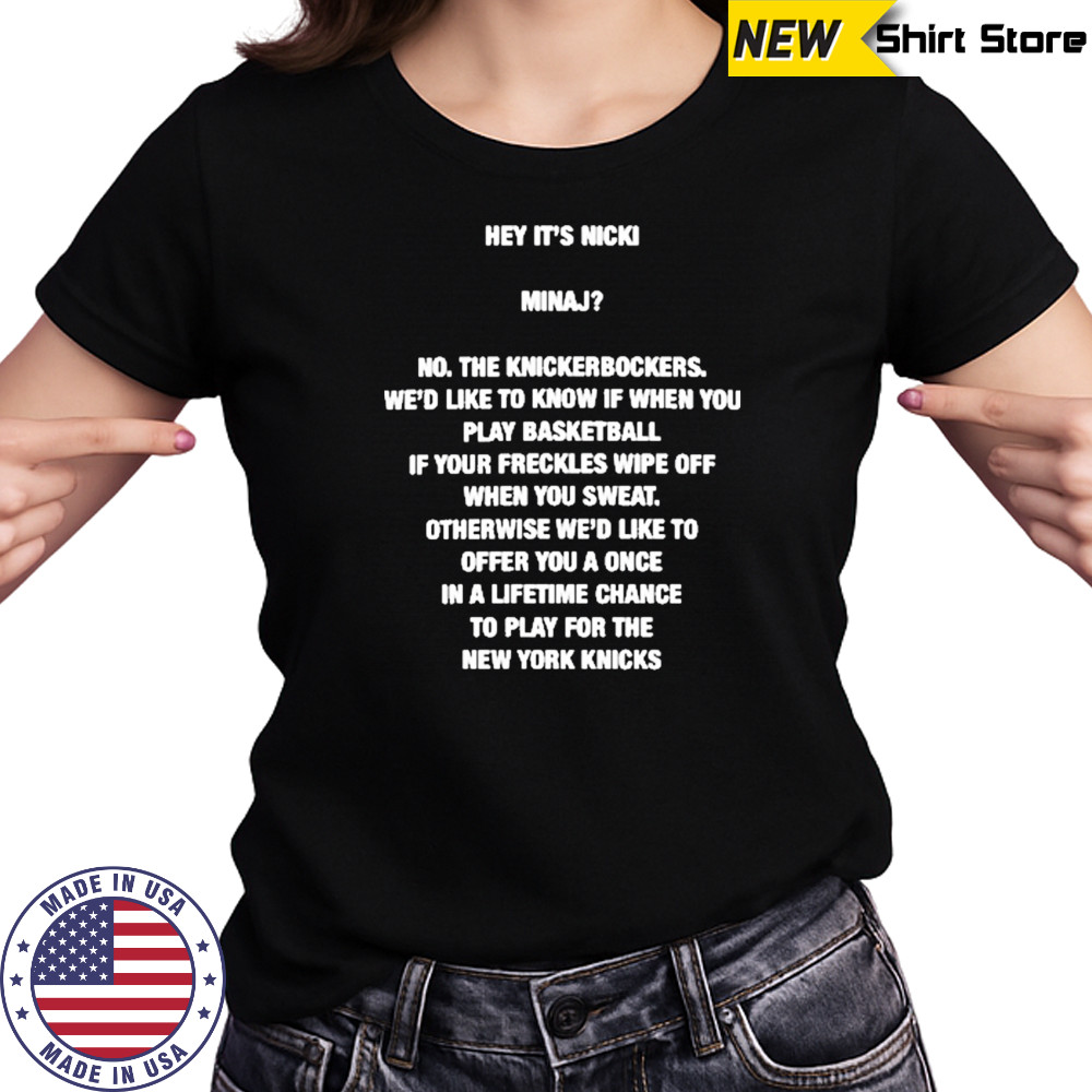 Hey Its Nicki T-Shirt Women's T-shirt