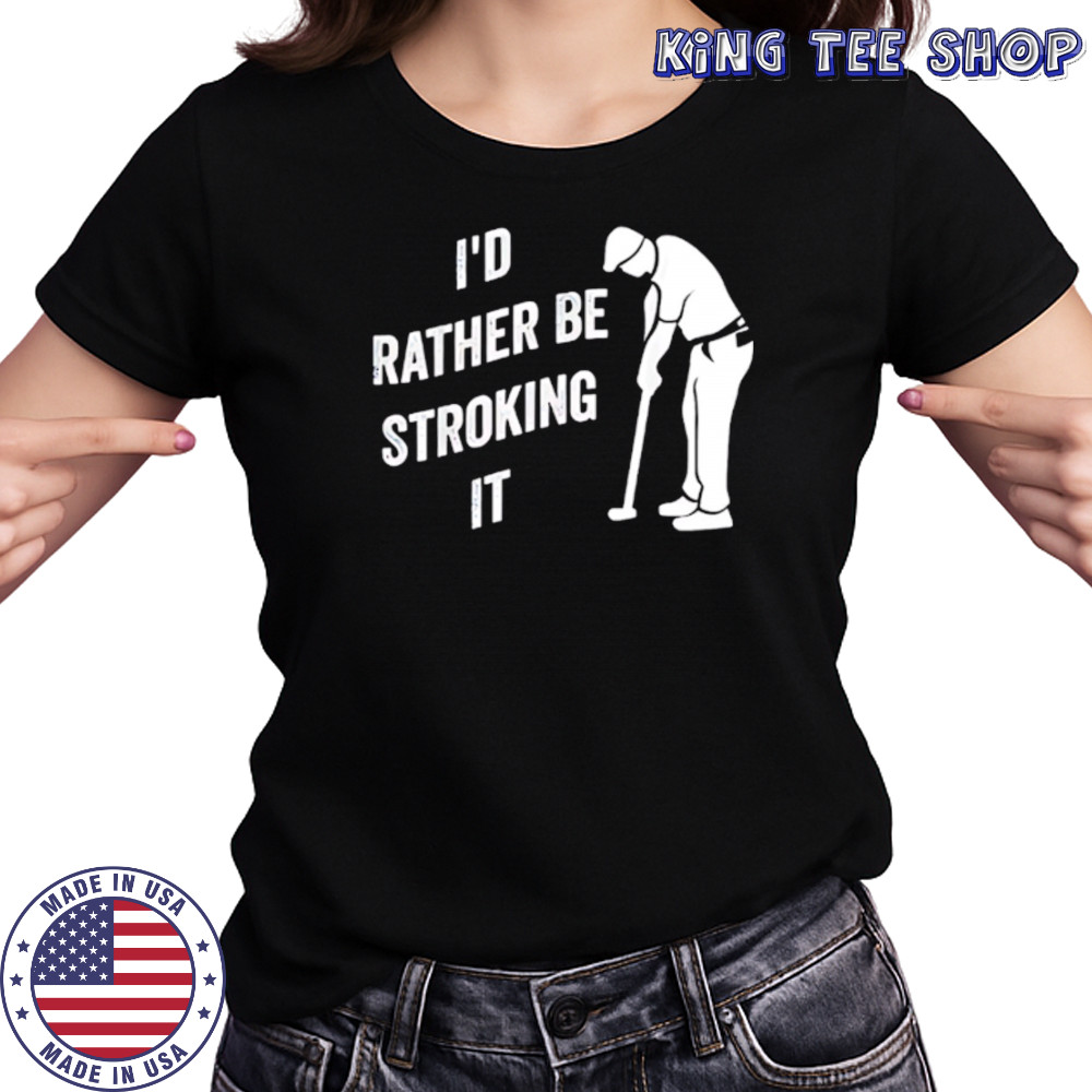 I’d Rather Be Snorting It Golf shirt Women's T-shirt