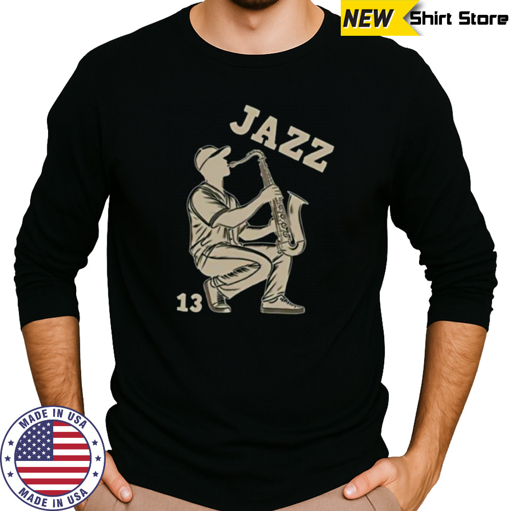 Jazz Chisholm Jr playing saxophone New York Yankees Baseball MLB World Series Champs shirt Long Sleeved