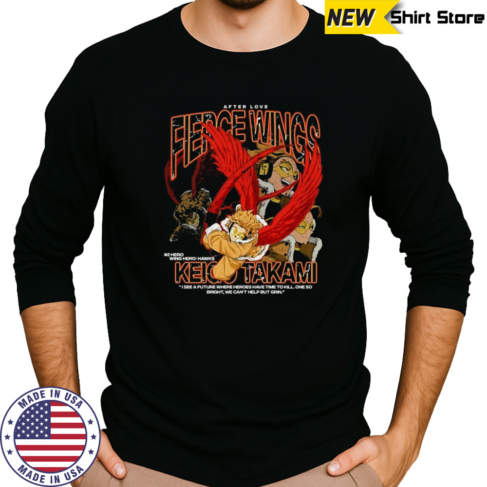 Keigo Takami Fierce Wings T-shirt Long Sleeved
