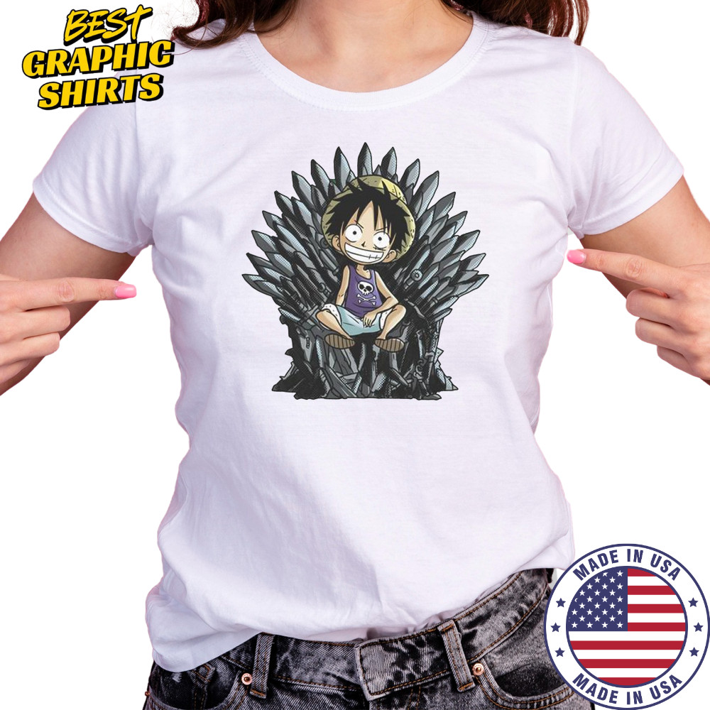 King Of Pirates Throne One Piece Luffy T-Shirt Women's T-shirt