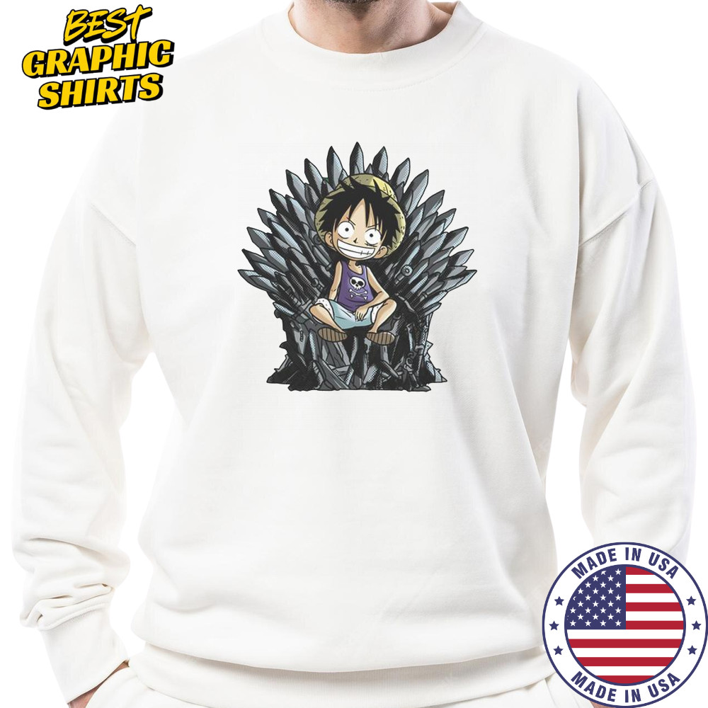 King Of Pirates Throne One Piece Luffy T-Shirt Sweatshirt