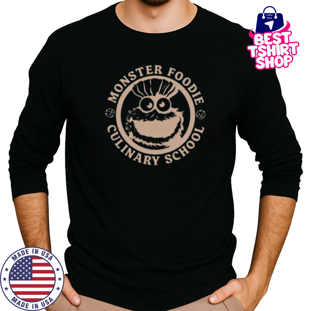 Monster foodie culinary school shirt Long Sleeved