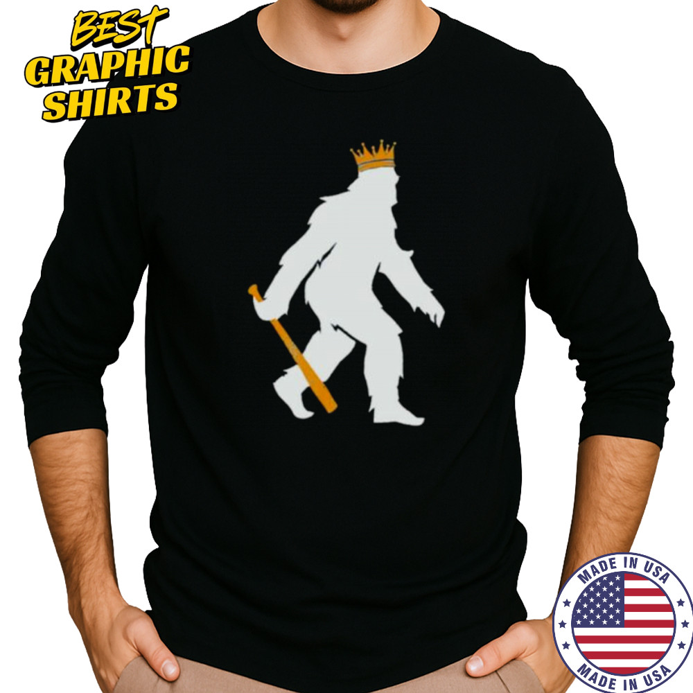 Pasquatch bigfoot crowned Kansas City Royals Baseball MLB shirt Long Sleeved