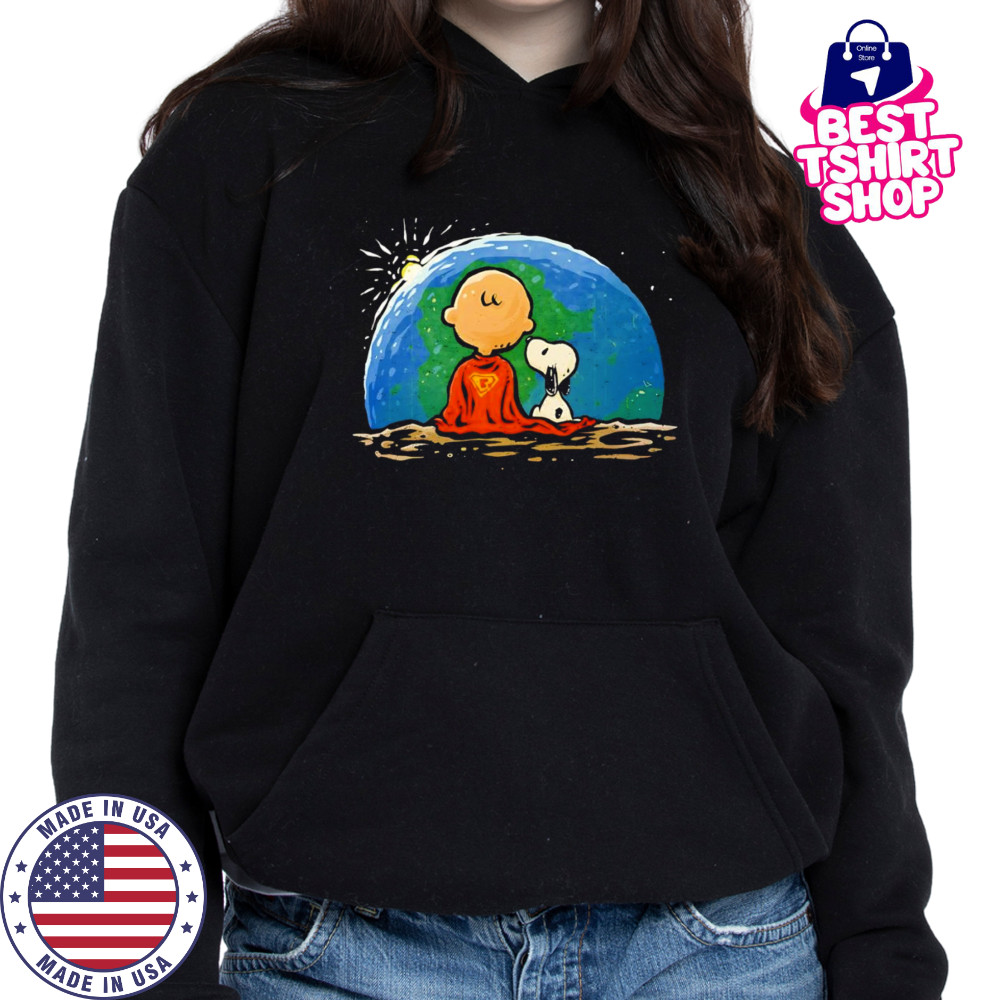 Peanuts Super Earthrise shirt Hoodie
