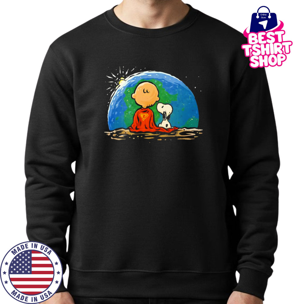 Peanuts Super Earthrise shirt Sweatshirt