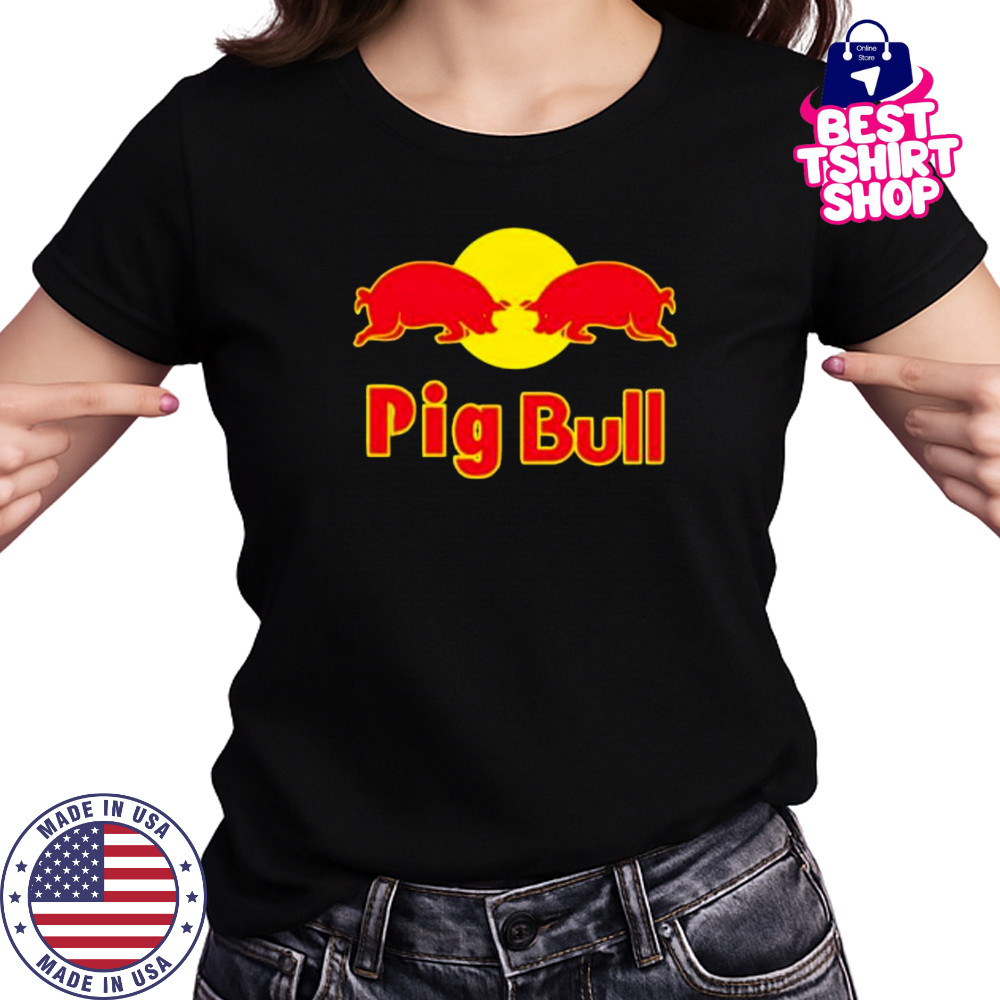 Pig bull red bull parody shirt Women's T-shirt