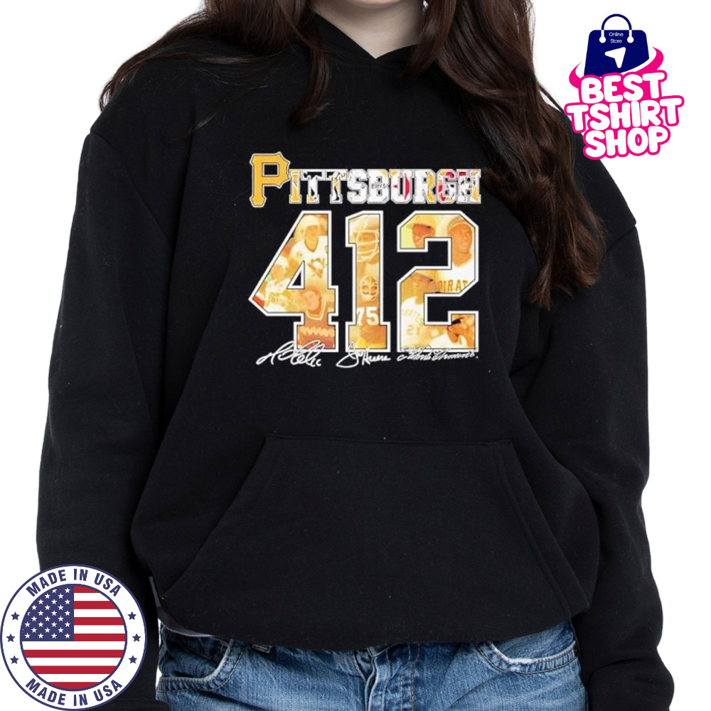 Pittsburgh pirates 412 legends signatures shirt Hoodie