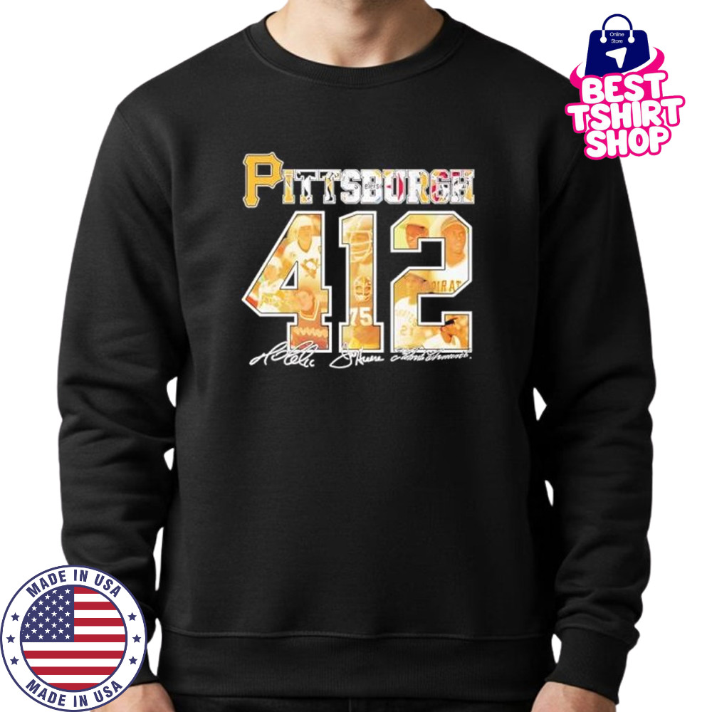 Pittsburgh pirates 412 legends signatures shirt Sweatshirt