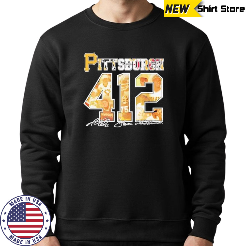 Pittsburgh pirates 412 legends signatures shirt Sweatshirt