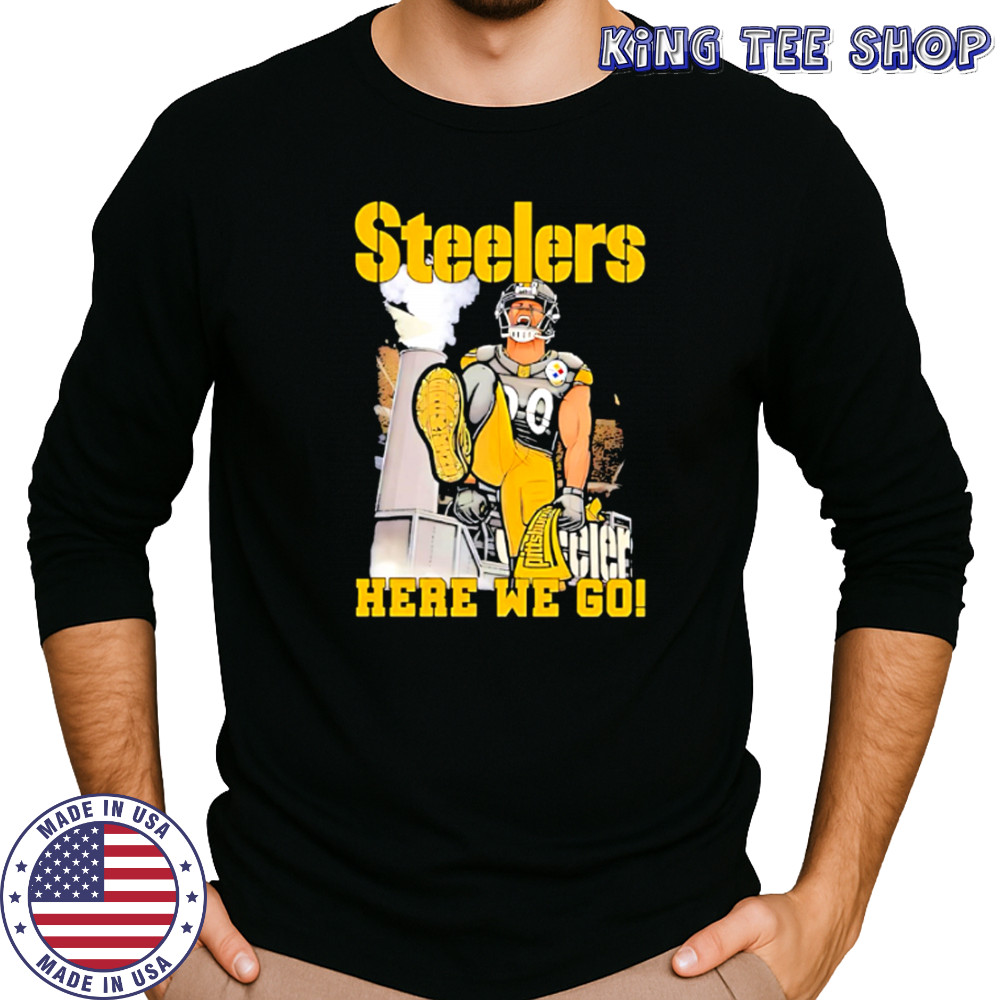 Pittsburgh Steelers T.J. Watt Here We Go shirt Long Sleeved