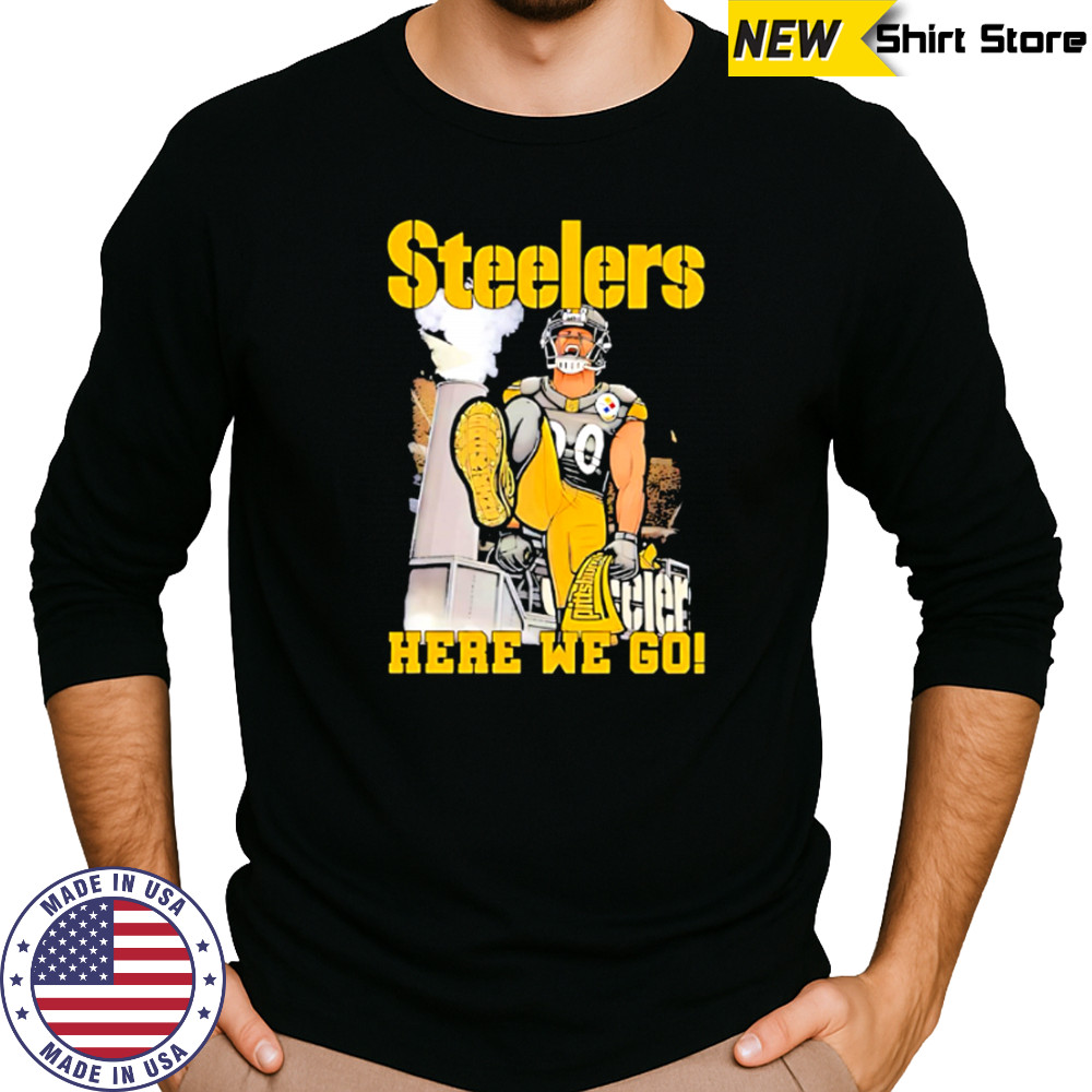 Pittsburgh Steelers T.J. Watt Here We Go shirt Long Sleeved