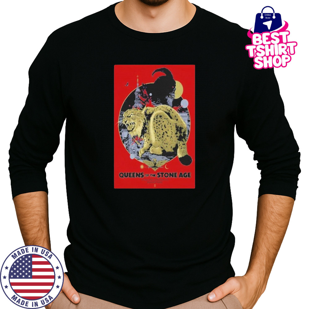 Queens of the stone age 2025 budapest shirt Long Sleeved