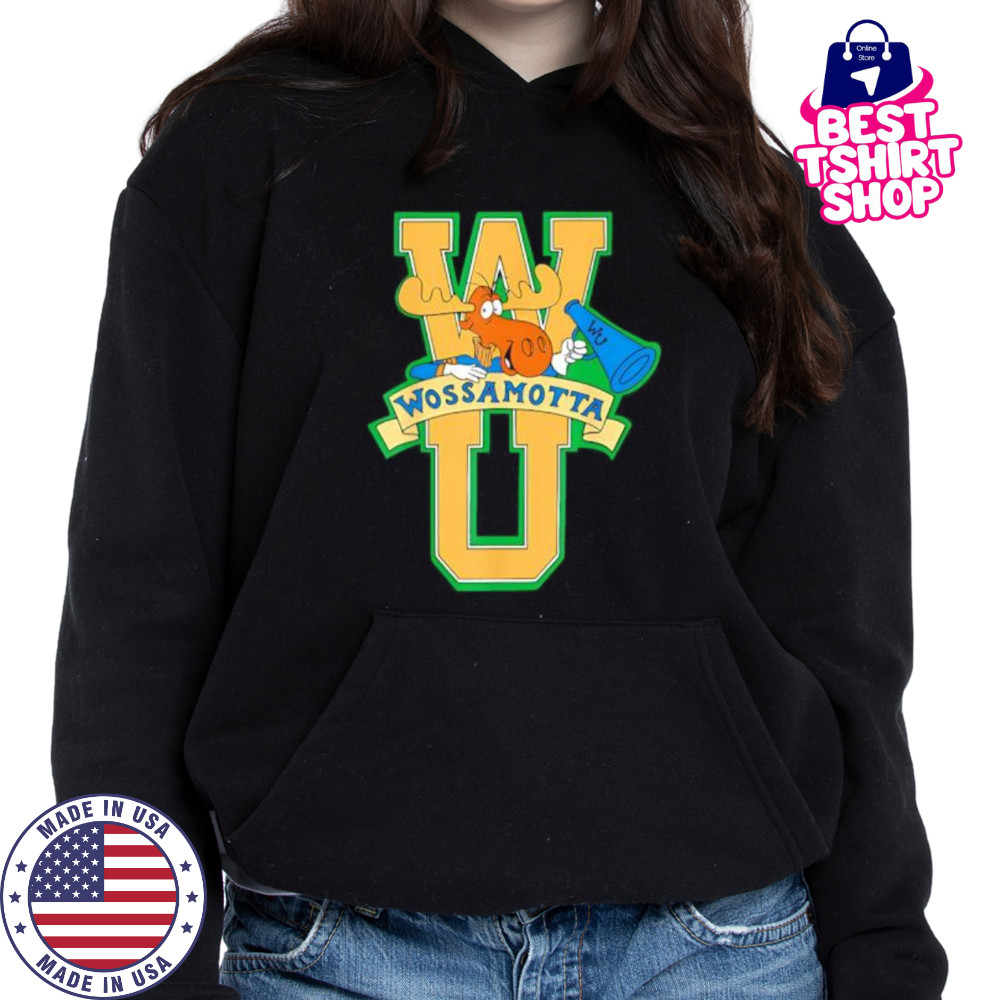 Rocky And Bullwinkle Wossamotta U Graphic shirt Hoodie