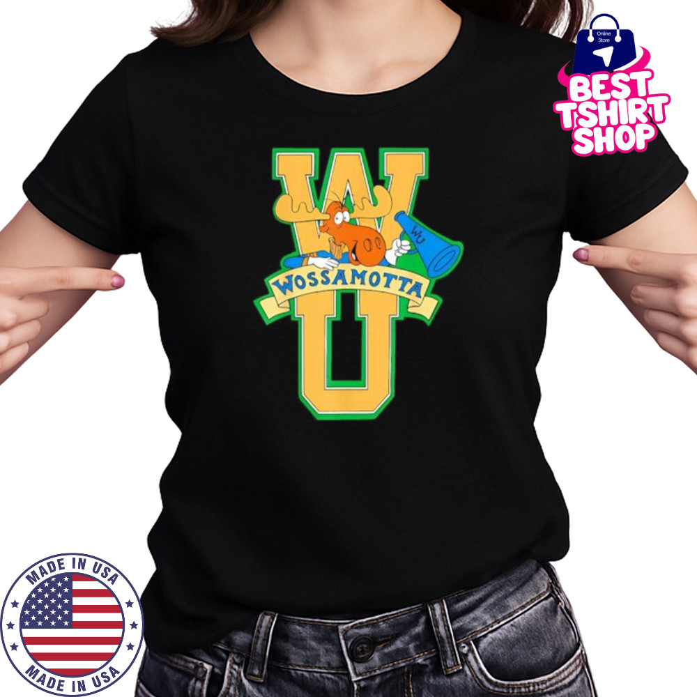 Rocky And Bullwinkle Wossamotta U Graphic shirt Women's T-shirt